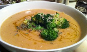 Chickpea Soup with Broccoli