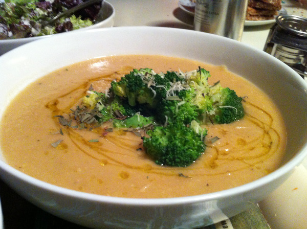Chickpea Soup with Broccoli
